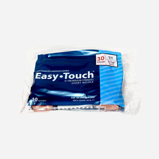 Insulin Syringe, 30g , Bag of 10